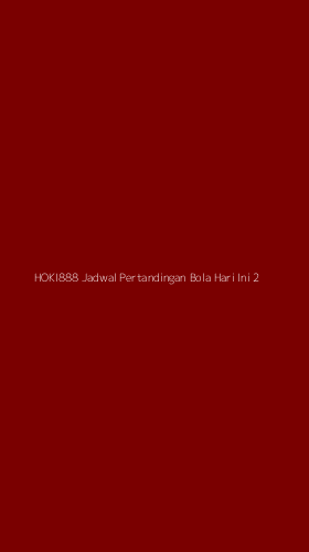 Tampilan Antarmuka Aplikasi Hoki888 Jadwal Pertandingan Bola Hari Ini - 2