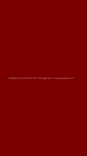 Tampilan Antarmuka Aplikasi Hoki99 Slot Login Rtp Slot Tertinggi Hari Ini Gampang Maxwin - 4