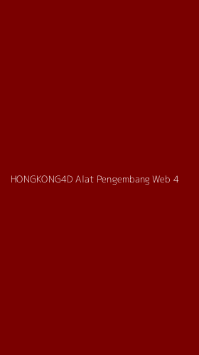 Tampilan Antarmuka Aplikasi Hongkong4d Alat Pengembang Web - 4