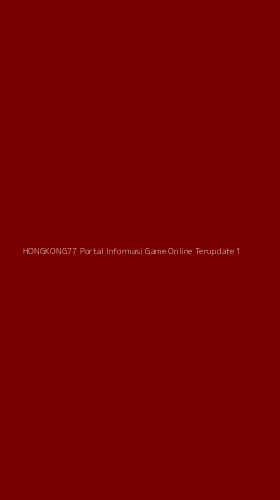 Tampilan Antarmuka Aplikasi Hongkong77 Portal Informasi Game Online Terupdate - 1