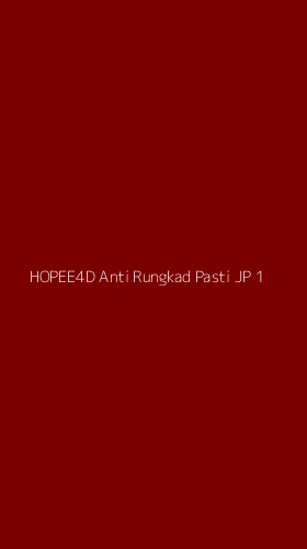 Tampilan Antarmuka Aplikasi Hopee4d Anti Rungkad Pasti Jp - 1