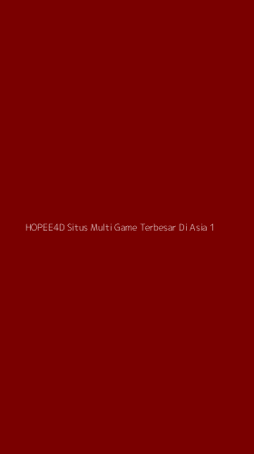 Tampilan Antarmuka Aplikasi Hopee4d Situs Multi Game Terbesar Di Asia - 1