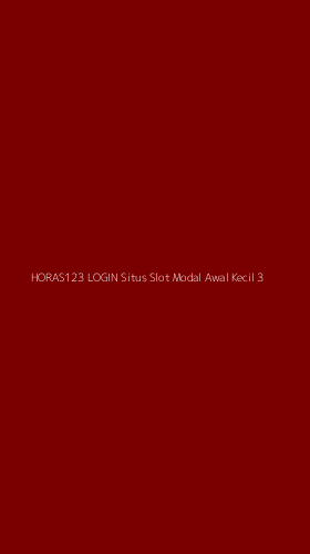 Tampilan Antarmuka Aplikasi Horas123 Login Situs Slot Modal Awal Kecil - 3