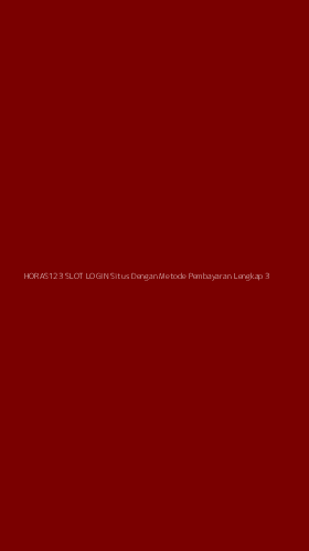 Tampilan Antarmuka Aplikasi Horas123 Slot Login Situs Dengan Metode Pembayaran Lengkap - 3