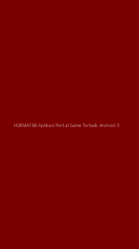 Tampilan Antarmuka Aplikasi Hormat88 Aplikasi Portal Game Terbaik Android - 3