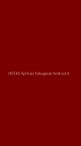 Tampilan Antarmuka Aplikasi Hot4d Aplikasi Kebugaran Android - 4