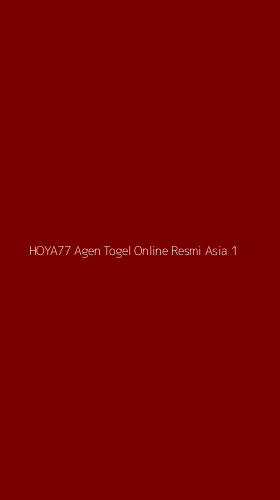 Tampilan Antarmuka Aplikasi Hoya77 Agen Togel Online Resmi Asia - 1