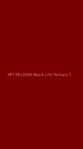Tampilan Antarmuka Aplikasi Hp138 Login Musik Lite Terbaru - 1