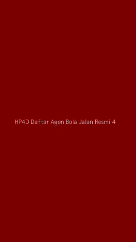 Tampilan Antarmuka Aplikasi Hp4d Daftar Agen Bola Jalan Resmi - 4