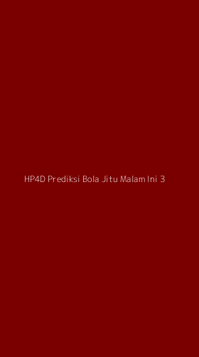 Tampilan Antarmuka Aplikasi Hp4d Prediksi Bola Jitu Malam Ini - 3