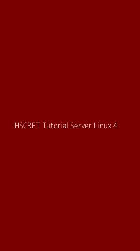 Tampilan Antarmuka Aplikasi Hscbet Tutorial Server Linux - 4