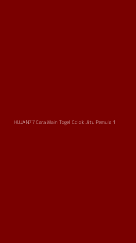 Tampilan Antarmuka Aplikasi Hujan77 Cara Main Togel Colok Jitu Pemula - 1