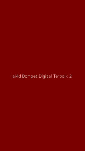 Tampilan Antarmuka Aplikasi Hai4d Dompet Digital Terbaik - 2