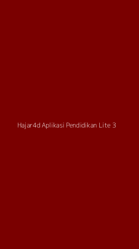 Tampilan Antarmuka Aplikasi Hajar4d Aplikasi Pendidikan Lite - 3