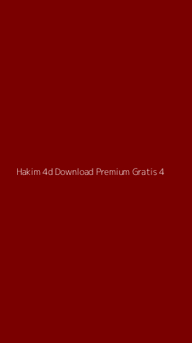 Tampilan Antarmuka Aplikasi Hakim 4d Download Premium Gratis - 4
