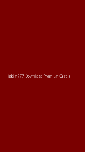 Tampilan Antarmuka Aplikasi Hakim777 Download Premium Gratis - 1