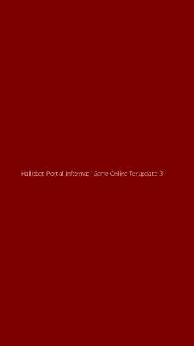 Tampilan Antarmuka Aplikasi Hallobet Portal Informasi Game Online Terupdate - 3
