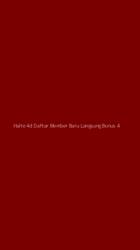 Tampilan Antarmuka Aplikasi Halte 4d Daftar Member Baru Langsung Bonus - 4
