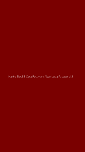 Tampilan Antarmuka Aplikasi Hantu Slot88 Cara Recovery Akun Lupa Password - 3