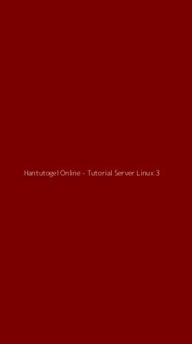 Tampilan Antarmuka Aplikasi Hantutogel Online - Tutorial Server Linux - 3