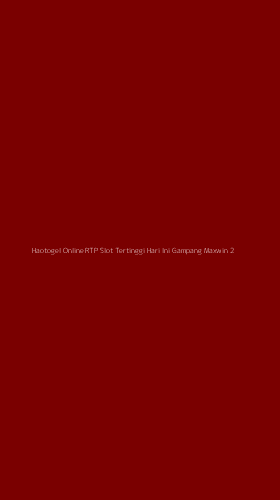 Tampilan Antarmuka Aplikasi Haotogel Online Rtp Slot Tertinggi Hari Ini Gampang Maxwin - 2