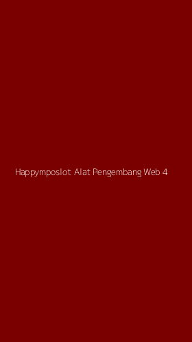 Tampilan Antarmuka Aplikasi Happymposlot Alat Pengembang Web - 4
