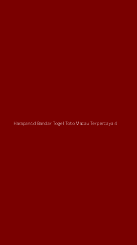 Tampilan Antarmuka Aplikasi Harapan4d Bandar Togel Toto Macau Terpercaya - 4