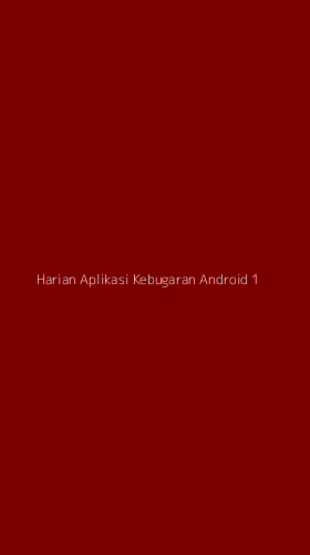 Tampilan Antarmuka Aplikasi Harian Aplikasi Kebugaran Android - 1