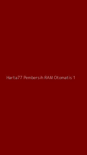 Tampilan Antarmuka Aplikasi Harta77 Pembersih Ram Otomatis - 1