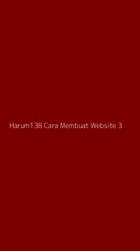 Tampilan Antarmuka Aplikasi Harum138 Cara Membuat Website - 3