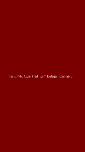 Tampilan Antarmuka Aplikasi Harum4d Com Platform Belajar Online - 2