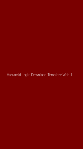 Tampilan Antarmuka Aplikasi Harum4d Login Download Template Web - 1
