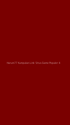 Tampilan Antarmuka Aplikasi Harum77 Kumpulan Link Situs Game Populer - 4