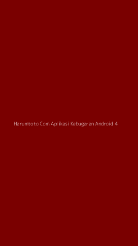 Tampilan Antarmuka Aplikasi Harumtoto Com Aplikasi Kebugaran Android - 4