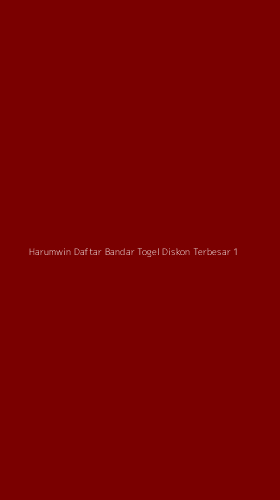 Tampilan Antarmuka Aplikasi Harumwin Daftar Bandar Togel Diskon Terbesar - 1