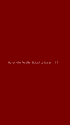 Tampilan Antarmuka Aplikasi Harumwin Prediksi Bola Jitu Malam Ini - 1