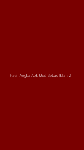 Tampilan Antarmuka Aplikasi Hasil Angka Apk Mod Bebas Iklan - 2