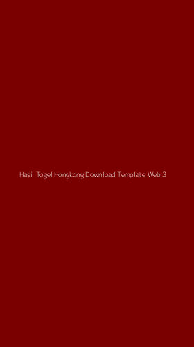 Tampilan Antarmuka Aplikasi Hasil Togel Hongkong Download Template Web - 3