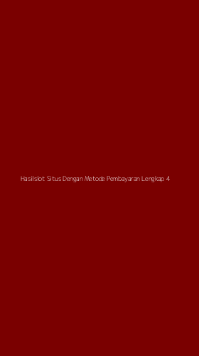 Tampilan Antarmuka Aplikasi Hasilslot Situs Dengan Metode Pembayaran Lengkap - 4