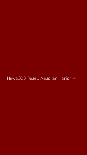 Tampilan Antarmuka Aplikasi Hawa303 Resep Masakan Harian - 4