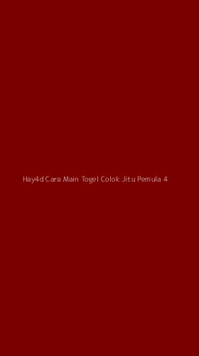 Tampilan Antarmuka Aplikasi Hay4d Cara Main Togel Colok Jitu Pemula - 4