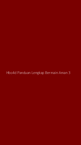 Tampilan Antarmuka Aplikasi Hbo4d Panduan Lengkap Bermain Aman - 3