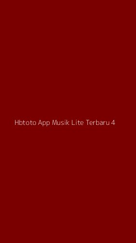 Tampilan Antarmuka Aplikasi Hbtoto App Musik Lite Terbaru - 4