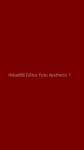 Tampilan Antarmuka Aplikasi Hebat88 Editor Foto Aesthetic - 1