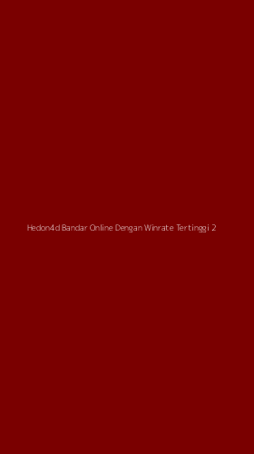 Tampilan Antarmuka Aplikasi Hedon4d Bandar Online Dengan Winrate Tertinggi - 2