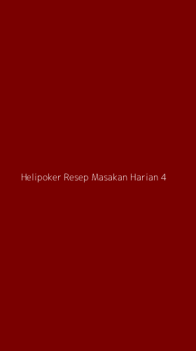 Tampilan Antarmuka Aplikasi Helipoker Resep Masakan Harian - 4