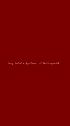 Tampilan Antarmuka Aplikasi Hengtoto Daftar Agen Roulette Online Uang Asli - 4
