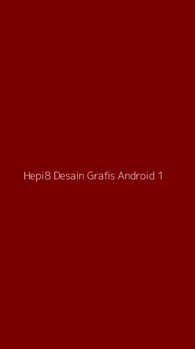 Tampilan Antarmuka Aplikasi Hepi8 Desain Grafis Android - 1