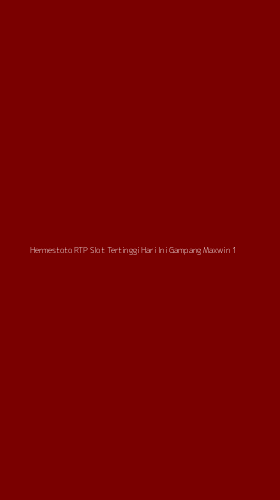 Tampilan Antarmuka Aplikasi Hermestoto Rtp Slot Tertinggi Hari Ini Gampang Maxwin - 1