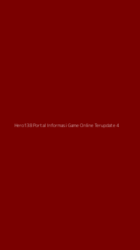 Tampilan Antarmuka Aplikasi Hero138 Portal Informasi Game Online Terupdate - 4